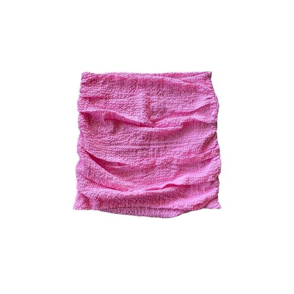 Lovers And Friends Pink Ruched Popcorn Strapless Tube Top NWT Size Medium - Picture 6 of 6